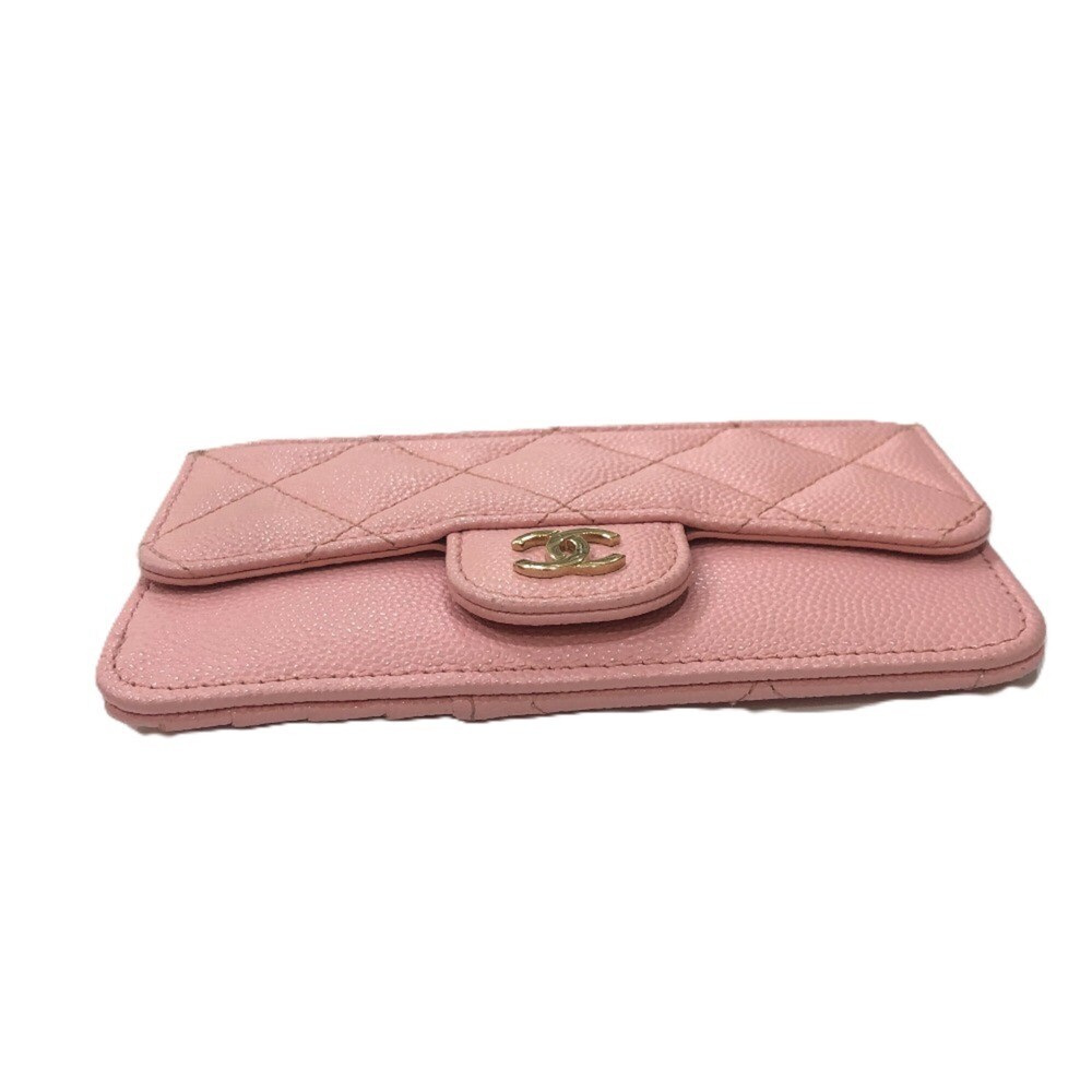 CHANEL Authentic Pink Caviar Leather Wallet - Picture 3 of 12
